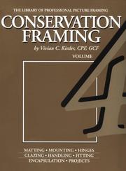 Cover of: Conservation Framing (Library of the Professional Picture Framing, Vol 4) (Library of the Professional Picture Framing, Vol 4)