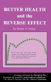 Cover of: Better health and the reverse effect