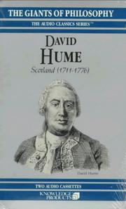 Cover of: David Hume: Scotland (1711-1776) (The Giants of Philosophy)