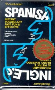 Cover of: Vocabulearn-Spanish/English Level 1: Instant Vocabulary Fast, Fun, and Functional (2 Cassettes and Wordlists)