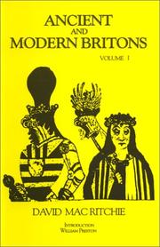 Cover of: Ancient and Modern Britons by David Mac Ritchie