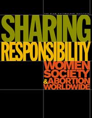 Cover of: Sharing Responsibility by 