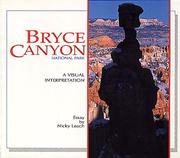 Cover of: Bryce Canyon National Park by Nicky Leach