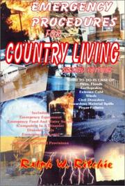 Cover of: Emergency procedures for country living | Ralph W. Ritchie