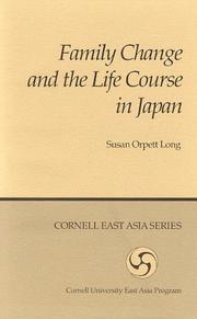 Cover of: Family change and the life course in Japan