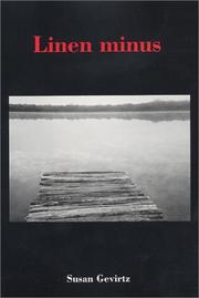Cover of: Linen minus by Susan Gevirtz