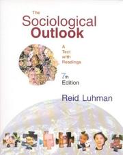 Cover of: The Sociological Outlook by Reid Luhman, Reid Luhman