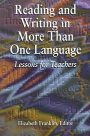 Cover of: Reading and Writing in More Than One Language | Elizabeth Franklin