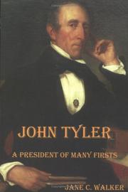Cover of: John Tyler: a president of many firsts