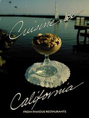 Cuisine of California by California Restaurant Association