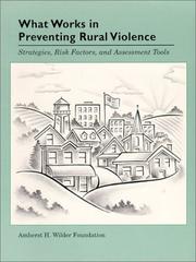 Cover of: What Works in Preventing Rural Violence | Wilder Research Center