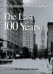 Cover of: Millennium Philadelphia: the last 100 years