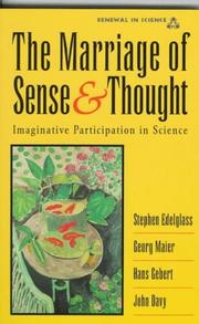 Cover of: The Marriage of Sense and Thought by Georg Maier, Hans Gebert, John Davy