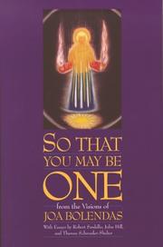 Cover of: So that you may be one