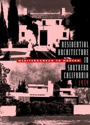 Cover of: Residential Architecture in Southern California.
