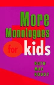 Cover of: More monologues for kids
