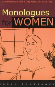 Cover of: Monologues for Women | Susan Pomerance