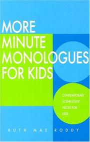 Cover of: More minute monologues for kids
