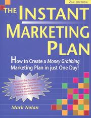 The instant marketing plan by Mark Nolan