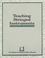 Cover of: Teaching stringed instruments