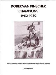 Cover of: Doberman Pinscher champions, 1952-1980 by Jan Linzy
