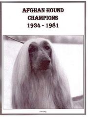 Cover of: Afghan Hound champions, 1934-1981