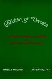 Cover of: Children of divorce by Mitchell A. Baris