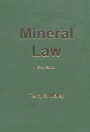 Cover of: Mineral law
