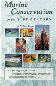 Cover of: Marine conservation for the 21st century