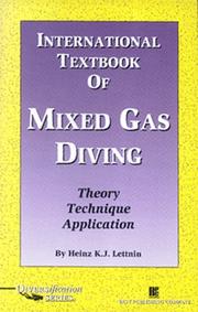 Cover of: International Textbook of Mixed Gas Diving by Heinz K.J. Lettnin