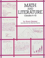 Cover of: Math and Literature