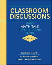 Cover of: Classroom Discussions: Using Math Talk to Help Students Learn, Grades 1-6