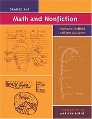 Cover of: Math And Nonfiction: Grades 3-5 (Math and Nonfiction)
