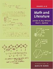 Cover of: Math And Literature, Grades 6-8 by Jennifer M. Bay-Williams, Sherri L. Martinie