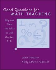 Cover of: Good questions for math teaching: why ask them and what to ask, grades 5-8