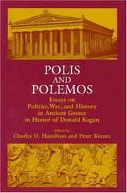 Cover of: Polis and Polemos: Essays on Politics, War, & History in Ancient Greece, in Honor of Donald Kagan