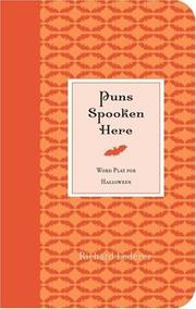Cover of Puns spooken [sic] here