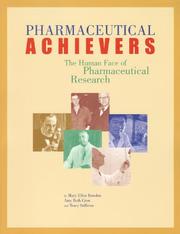 Cover of: Pharmaceutical Achievers by Mary Ellen Bowden, Amy Beth Crow