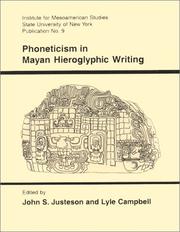 Cover of: Phoneticism in Mayan Hieroglyphic Writing (Monograph Series)