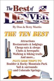 Cover of: The best of Denver and the Rockies by Don W. Martin