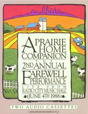 Cover of: APHC 2nd Final Perform: June 4, 1998 (Prairie Home Companion)