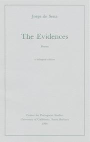 Cover of: The evidences: poems