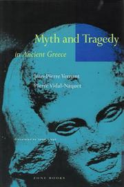 Cover of: Myth and tragedy in ancient Greece by Jean-Pierre Vernant