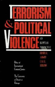 Cover of: Terrorism and Political Violence by Aḥmad Jalāl ʻIzz al-Dīn, Ahmed Galal Ezeldin, Richard H. (FWD) Ward, Ahmed Galal Ezeldin, Richard H. (FWD) Ward