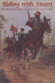 Cover of: Riding with Stuart: reminiscences of an aide-de-camp