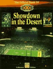 Cover of: Showdown in the desert: the official book of Super Bowl XXX