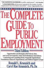 Cover of: The complete guide to public employment