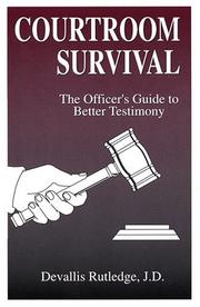 Cover of: Courtroom Survival