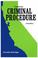 Cover of: California Criminal Procedure