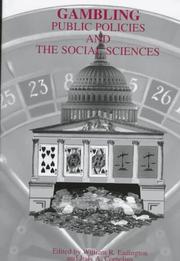 Cover of: Gambling: public policies and the social sciences